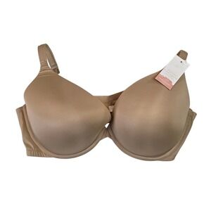 Cacique Women's 44DDD Boost Plunge Underwire Bra Beige Lane Bryant  NWT